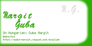 margit guba business card